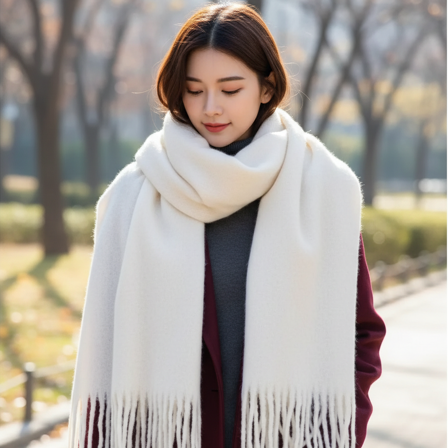 Oversized Winter Scarf | Women | Soft Warm Fabric | Long Cozy Wrap | Cold Weather Accessory | Steven & Levon
