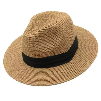 Panama Straw Hat | Unisex Sun Hat | Straw | UPF50+ UV Protection | Foldable Wide Brim Travel Hat | Steven & Levon