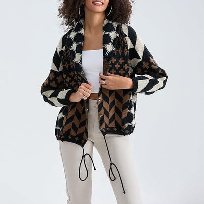 Women's Elegant Knit Cardigan | Soft Button-Up Sweater | Steven & Levon