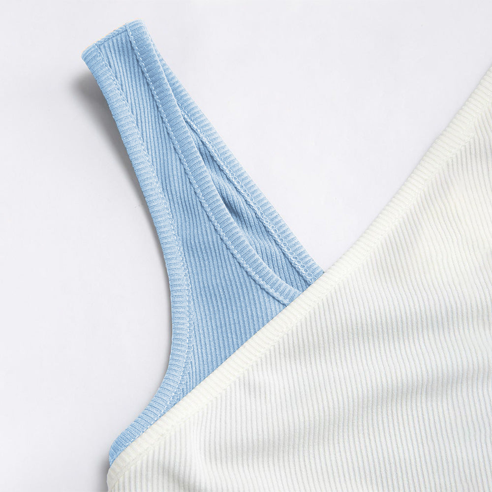 Asymmetric Sports Bra | Women | Adjustable Straps | Medium Support | Soft Stretch Comfort | Steven & Levon