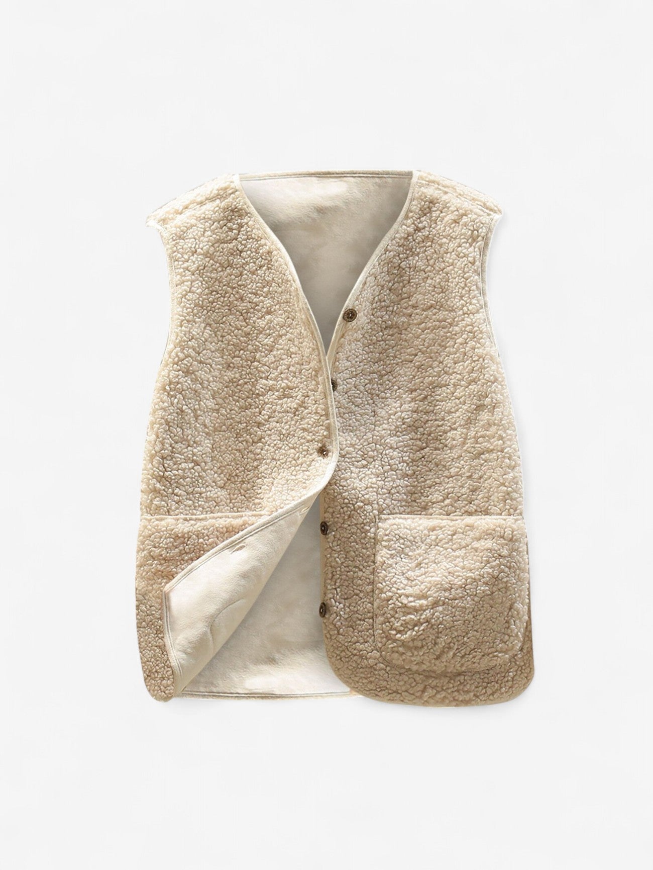 Women's Sleeveless Button Down Gilet Vest | Women | Lightweight Fabric Blend | Layering Waistcoat | Steven & Levon