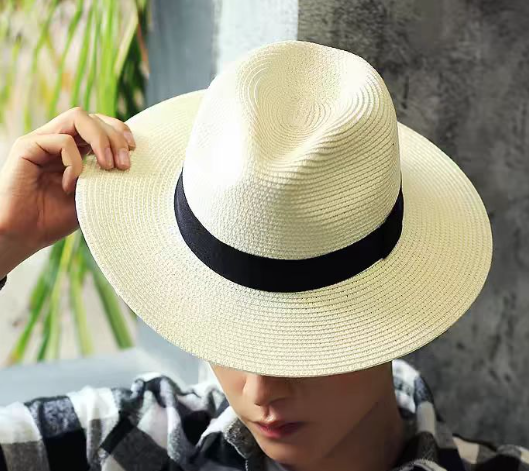 Panama Straw Hat | Unisex Sun Hat | Straw | UPF50+ UV Protection | Foldable Wide Brim Travel Hat | Steven & Levon