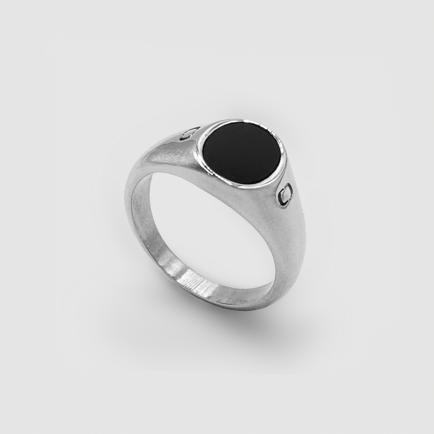 Oval Stone Ring | Gold or Silver | Unisex | Stainless Steel | Oval Gemstone | Classic Style | Steven & Levon