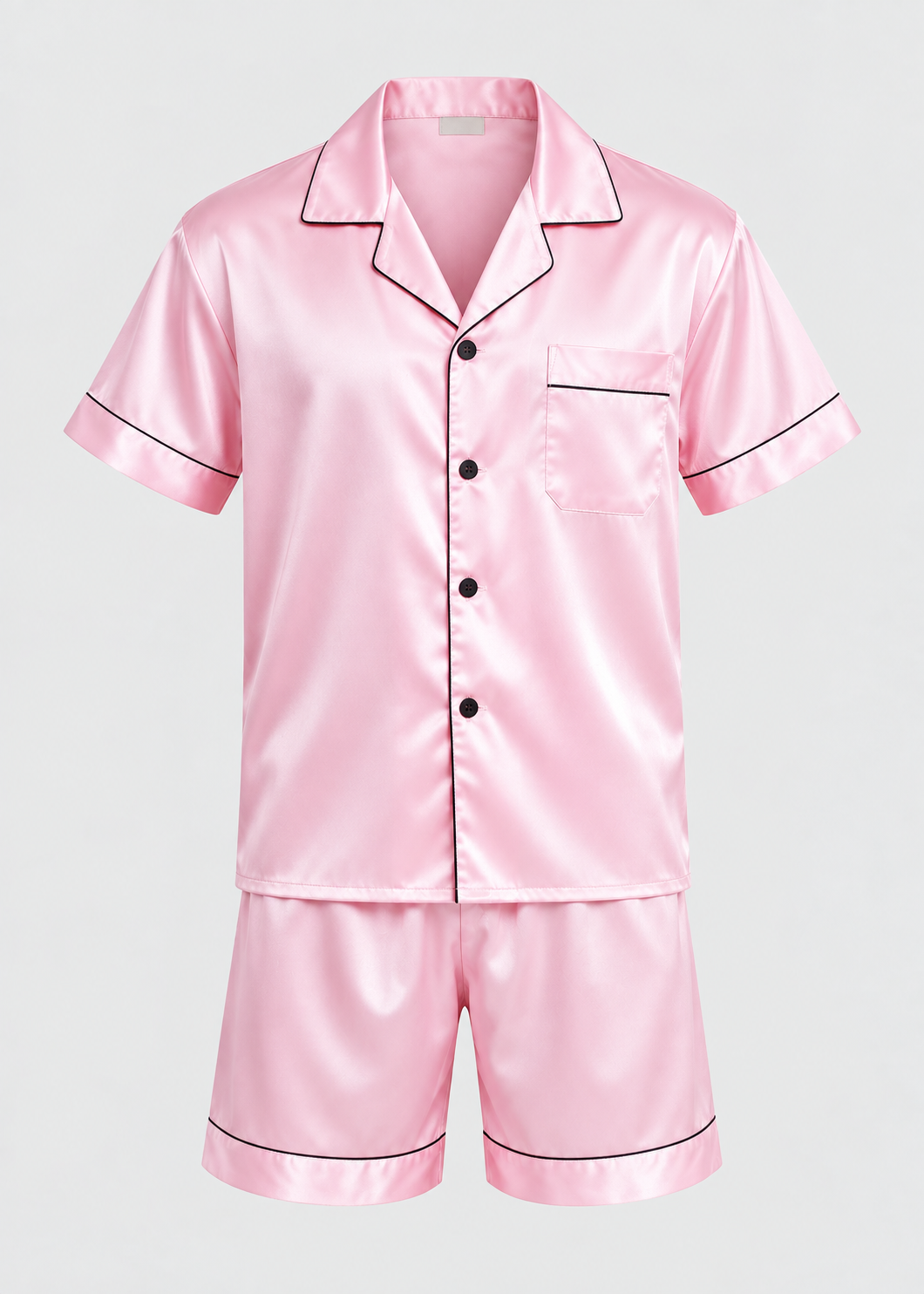 Men's Sleepwear | Short Sleeve Pajama | Elastic Shorts | Summer | Steven & Levon