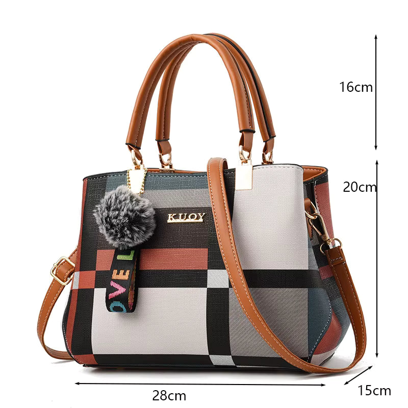 Women's Crossbody Bag | PU Leather | Large Capacity Adjustable Shoulder Bag | Steven & Levon