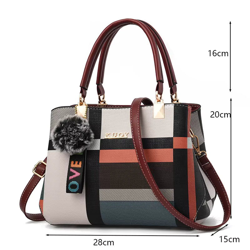 Women's Crossbody Bag | PU Leather | Large Capacity Adjustable Shoulder Bag | Steven & Levon