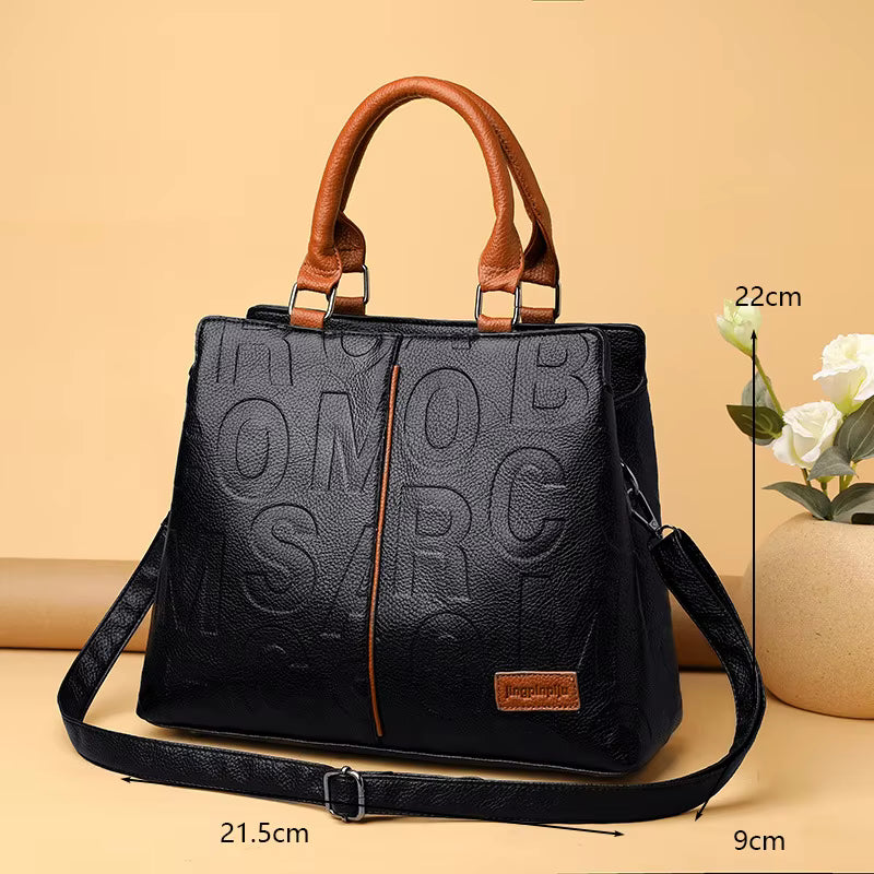 Women's Crossbody Bag | PU Leather | Large Capacity Adjustable Shoulder Bag | Steven & Levon
