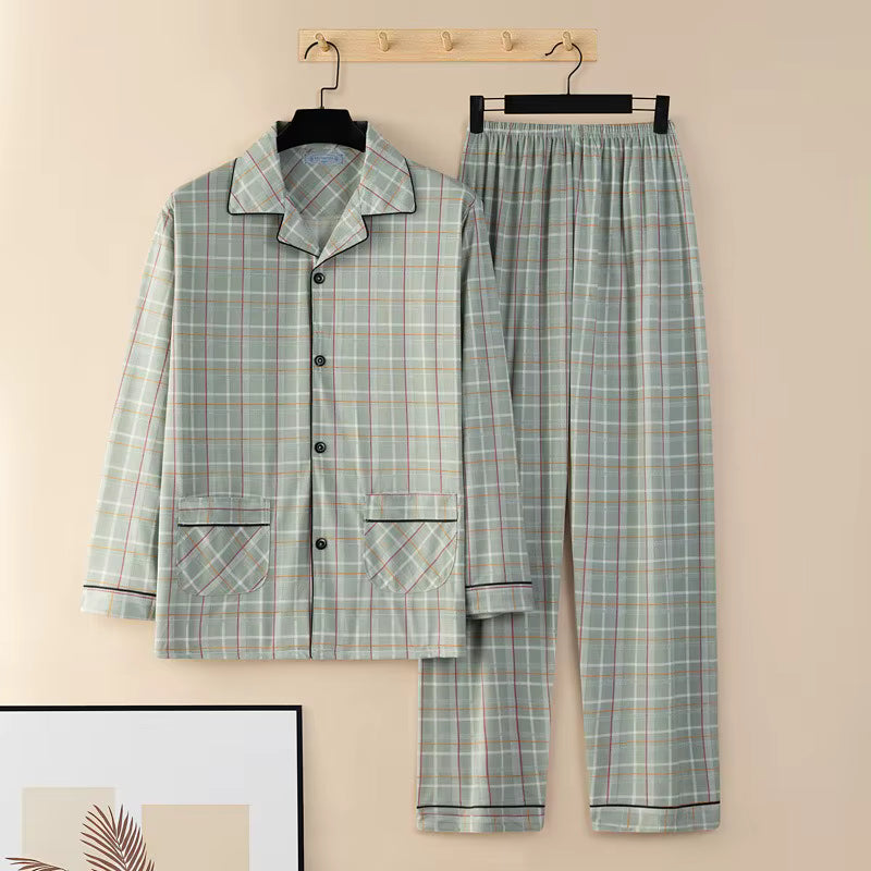 Plaid Sleepwear | Men's Pajama | Plus Size | Button-Down | Warm Winter Set | Steven & Levon