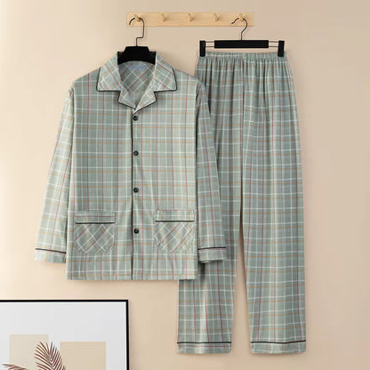 Plaid Sleepwear | Men's Pajama | Plus Size | Button-Down | Warm Winter Set | Steven & Levon