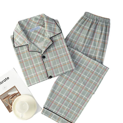 Plaid Sleepwear | Men's Pajama | Plus Size | Button-Down | Warm Winter Set | Steven & Levon