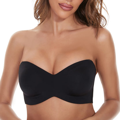 Seamless Backless Bra | Women's Strapless Support Bra | Removable Straps | Steven & Levon