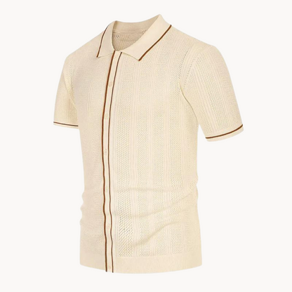 Men’s Short Sleeve Polo Shirt | Lightweight Comfortable Fit | Casual Summer Top | Breathable Fabric | Steven & Levon
