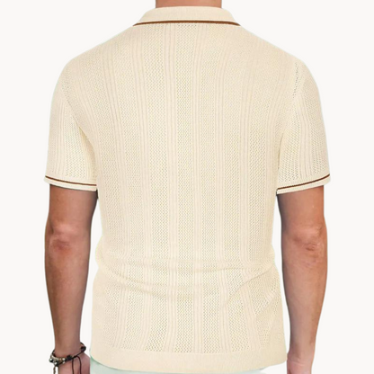 Men’s Short Sleeve Polo Shirt | Lightweight Comfortable Fit | Casual Summer Top | Breathable Fabric | Steven & Levon
