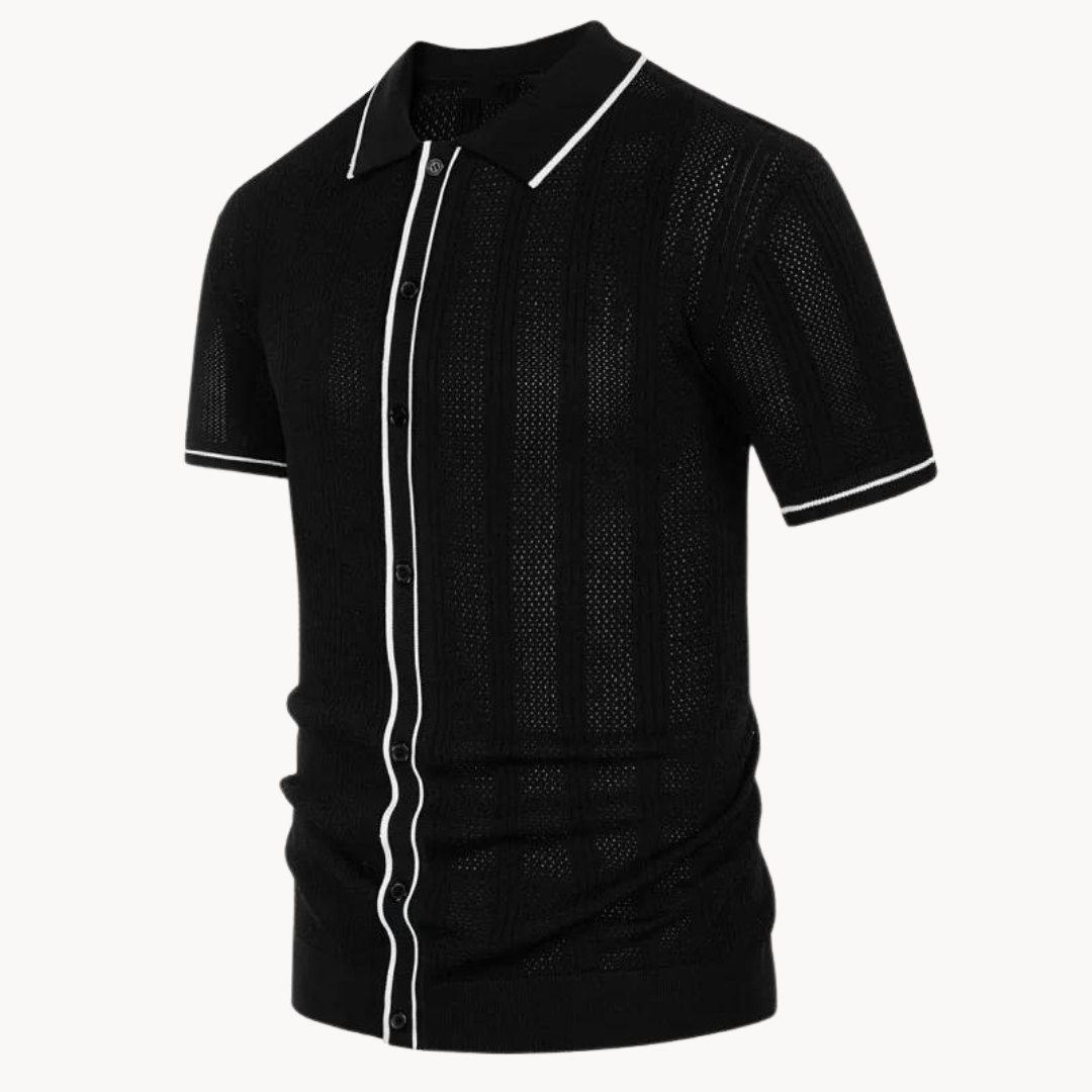 Men’s Short Sleeve Polo Shirt | Lightweight Comfortable Fit | Casual Summer Top | Breathable Fabric | Steven & Levon
