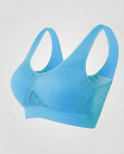 Seamless Wirefree Comfort Bra | Women's Breathable Mesh Bra | Shaped Cups | Elastic Underband | Steven & Levon