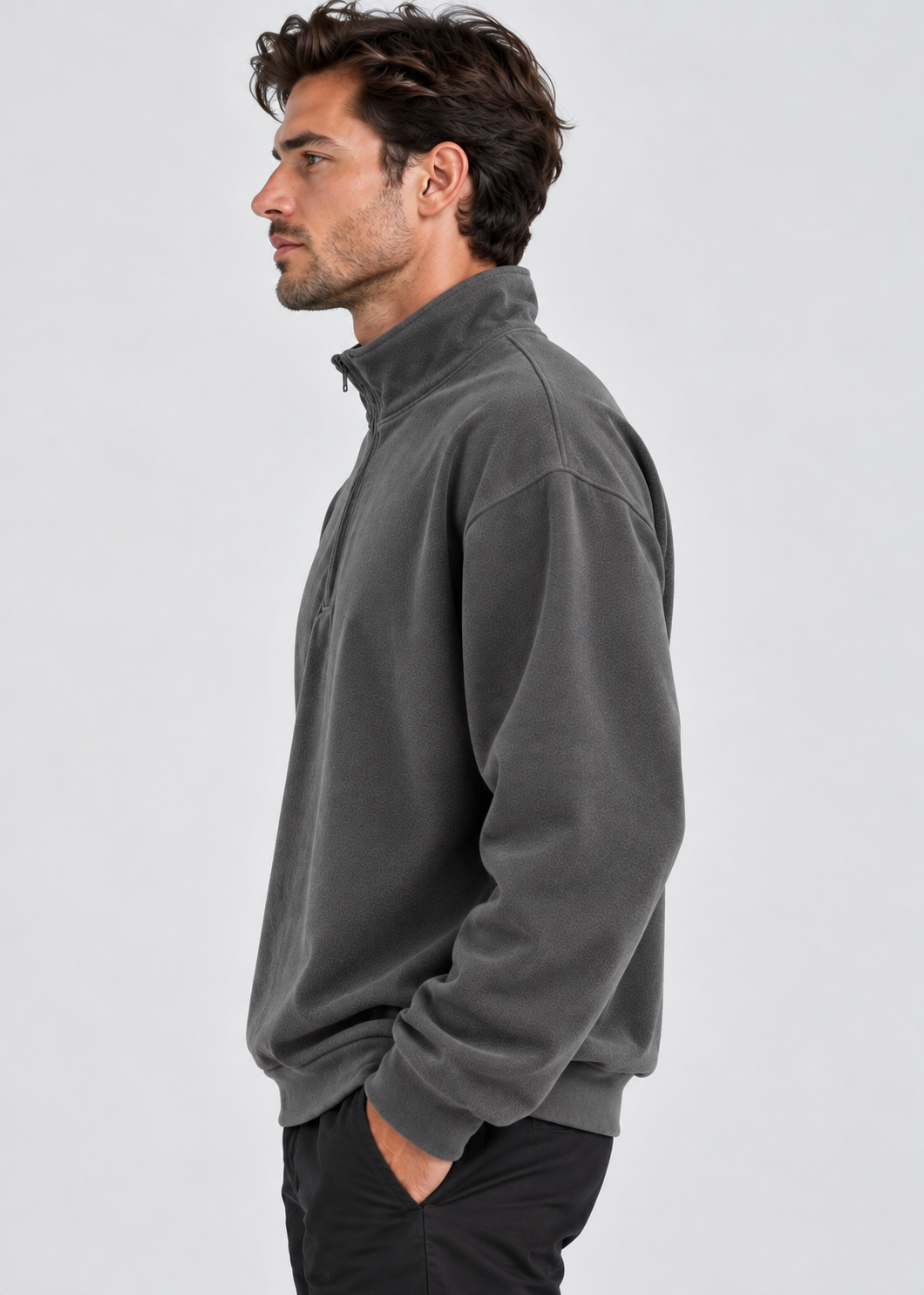 Men's Classic Half Zip Jumper | Soft Comfortable Layering Pullover | Steven & Levon