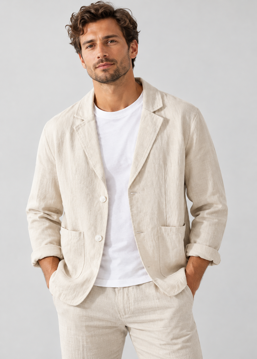 Men's Relaxed Fit Blazer | Men | Lightweight | Smart Casual Jacket | Steven & Levon