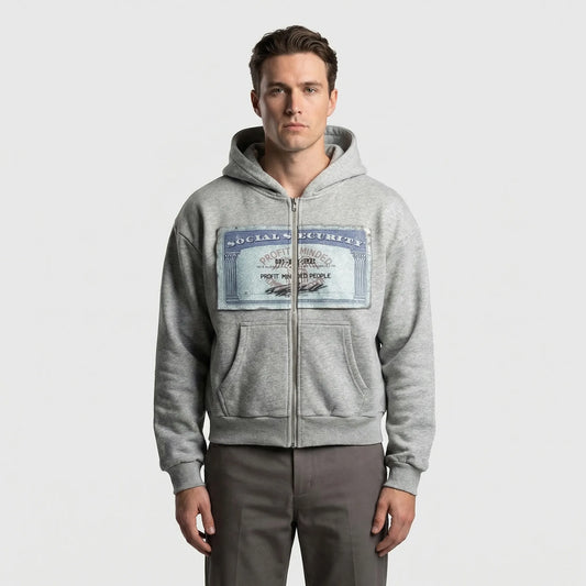 Retrevik - Y2K Retro Zip-Up Hooded Cardigan  Everyday Streetwear Layering