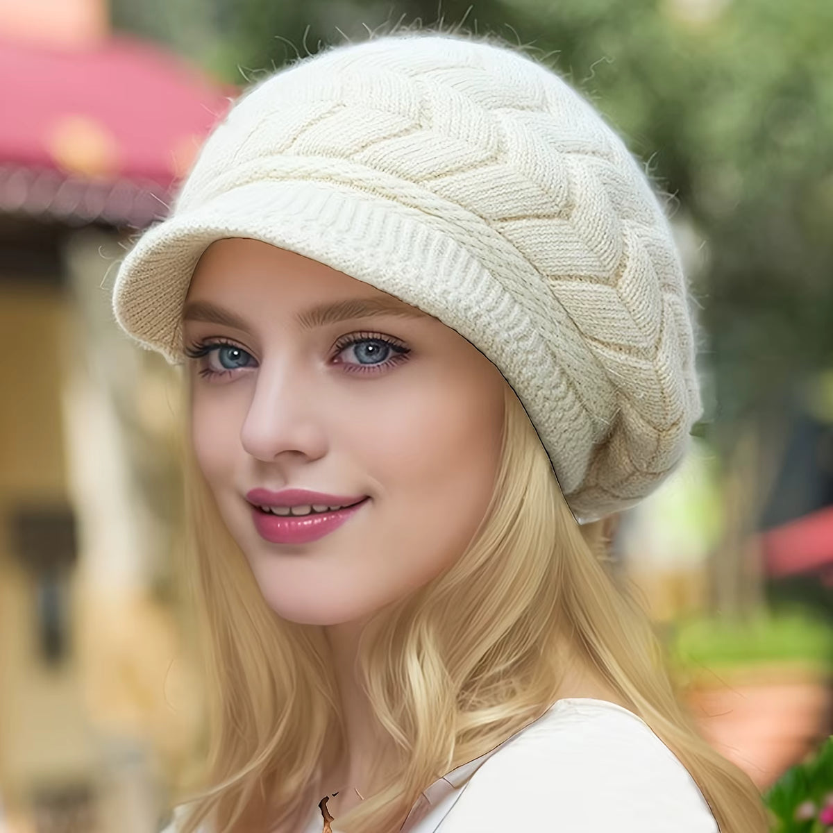 Winter Cap | Women’s Warm Knitted Retro Beanie for Running Skiing & Outdoor Wear | Steven & Levon