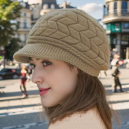 Winter Cap | Women’s Warm Knitted Retro Beanie for Running Skiing & Outdoor Wear | Steven & Levon