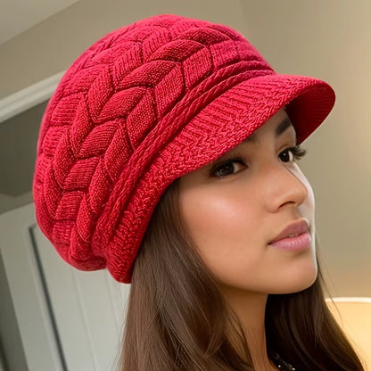 Winter Cap | Women’s Warm Knitted Retro Beanie for Running Skiing & Outdoor Wear | Steven & Levon