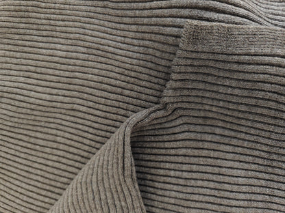 Women's Ribbed Midi Sweater Dress | High Neck | Sleeveless | Slim Fit | Khaki | Steven & Levon