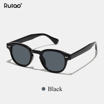 Retro Round Sunglasses | Unisex | UV400 Designer Eyewear | Small Frame Vintage Shades | Steven & Levon