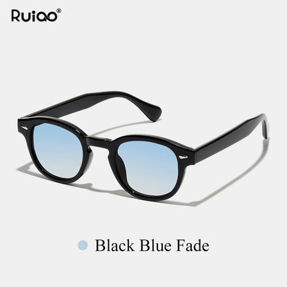 Retro Round Sunglasses | Unisex | UV400 Designer Eyewear | Small Frame Vintage Shades | Steven & Levon