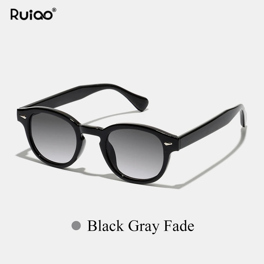 Retro Round Sunglasses | Unisex | UV400 Designer Eyewear | Small Frame Vintage Shades | Steven & Levon