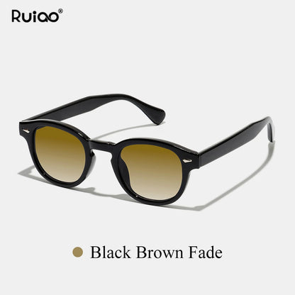 Retro Round Sunglasses | Unisex | UV400 Designer Eyewear | Small Frame Vintage Shades | Steven & Levon
