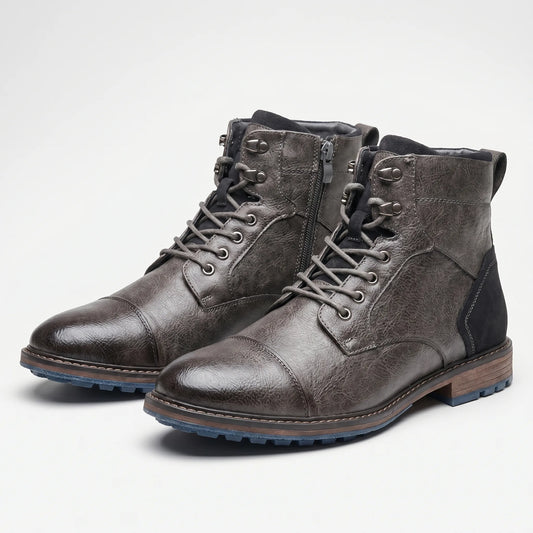 Ruggden - Lace-Up Ankle Boot For Men  Everyday Casual Wear