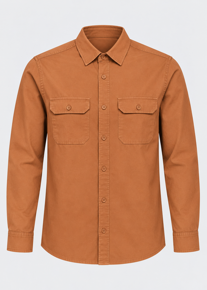 Men's Cotton Casual Shirt | Cotton | Relaxed Fit Button-Up | Everyday Smart Casual | Steven & Levon