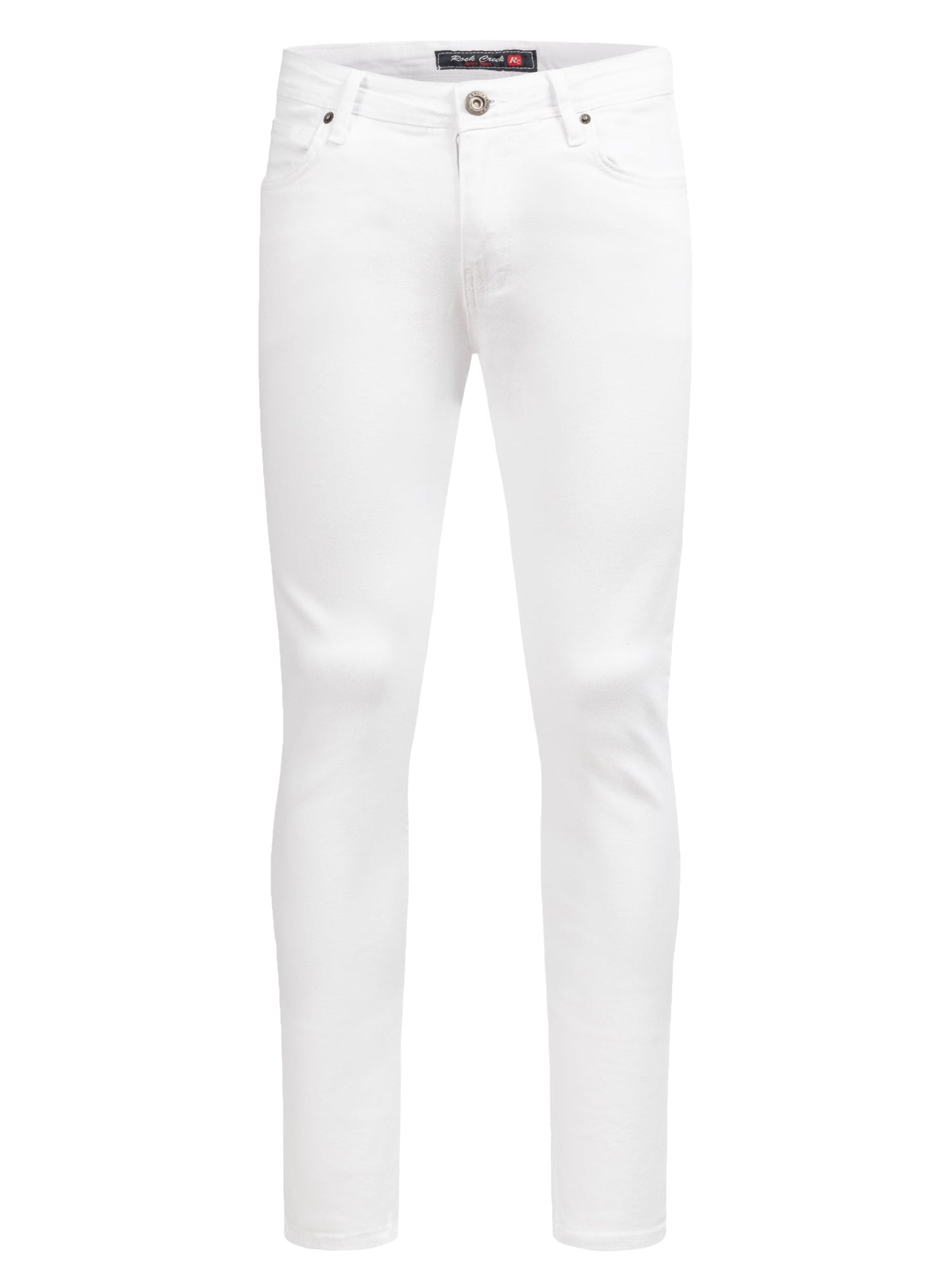 Men's White Slim Fit Jeans | Men | Stretch Denim | Casual Pants | Steven & Levon