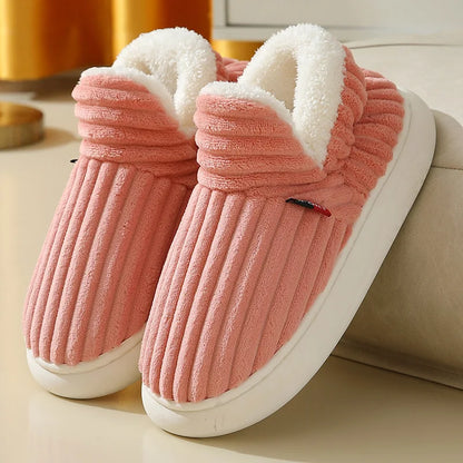 Men's Faux Fur Slipper Boots | Plush Lining | Non Slip Rubber Sole | Indoor Shoes | Steven & Levon
