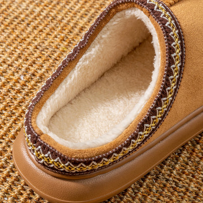Men's Fleece Lined Slippers | Thick EVA Sole | Indoor Outdoor Winter House Shoes | Steven & Levon