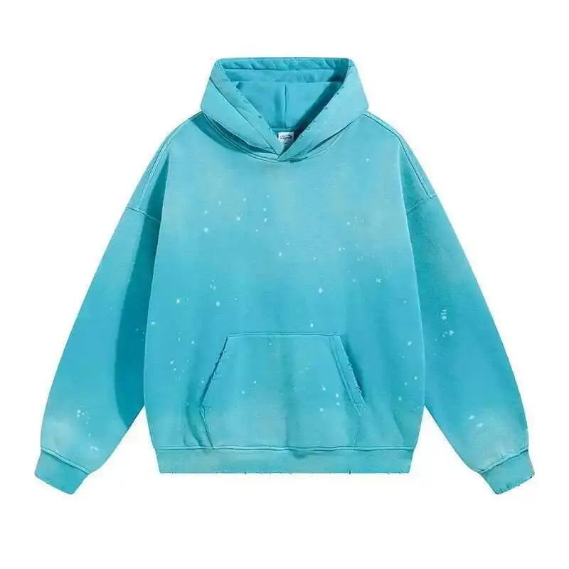 Washed Hoodie and Sweatpants | Elastic Waist Pocket Two Piece Set | Steven & Levon