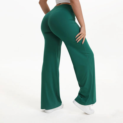 Women's Mid Waist Yoga Leggings | Full Length Stretch Fit | Elastic Waistband | Steven & Levon