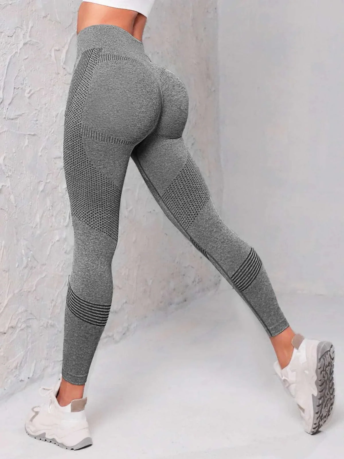 Women's Nylon Yoga Leggings | Seamless Design | Wide Elastic Waistband | Full Length | Steven & Levon