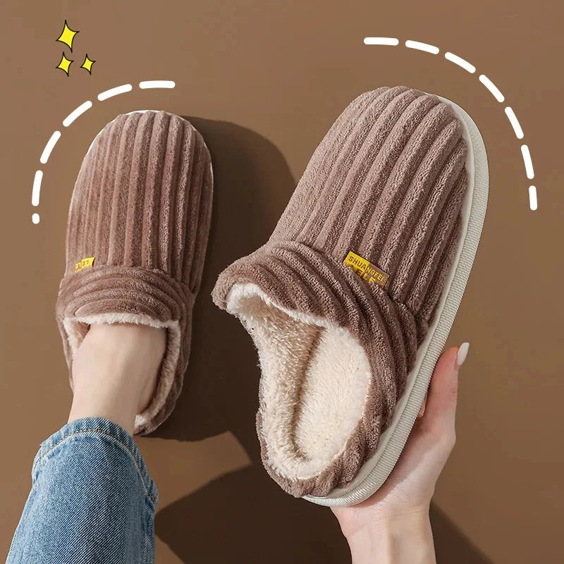 Men's Faux Fur Slipper Boots | Plush Lining | Non Slip Rubber Sole | Indoor Shoes | Steven & Levon