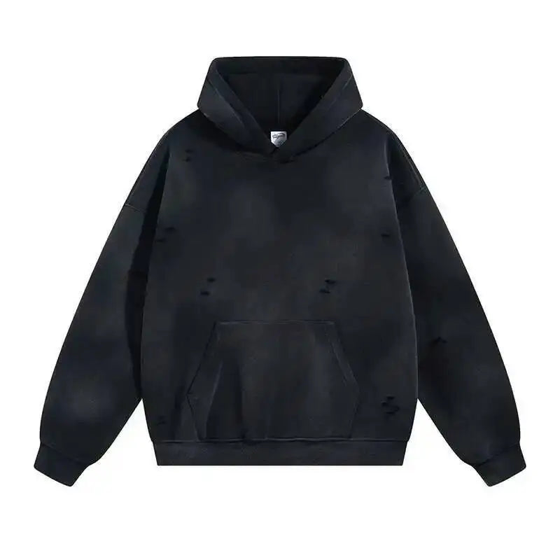 Washed Hoodie and Sweatpants | Elastic Waist Pocket Two Piece Set | Steven & Levon
