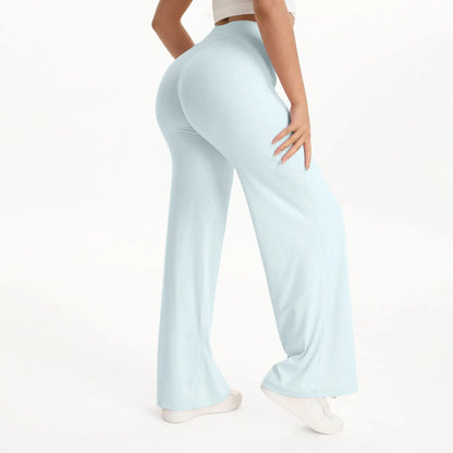 Women's Mid Waist Yoga Leggings | Full Length Stretch Fit | Elastic Waistband | Steven & Levon
