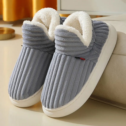Men's Faux Fur Slipper Boots | Plush Lining | Non Slip Rubber Sole | Indoor Shoes | Steven & Levon
