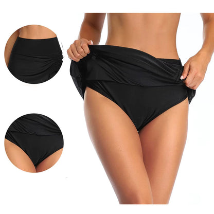 Women's Ruched Mini Skirt | Women | High Waist | Adjustable Drawstring Side Split | Active & Casual Wear | Steven & Levon