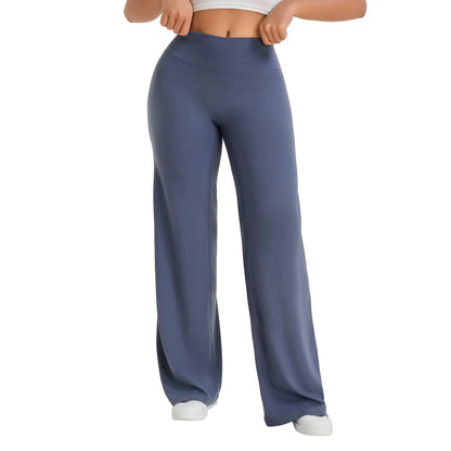 Women's Mid Waist Yoga Leggings | Full Length Stretch Fit | Elastic Waistband | Steven & Levon