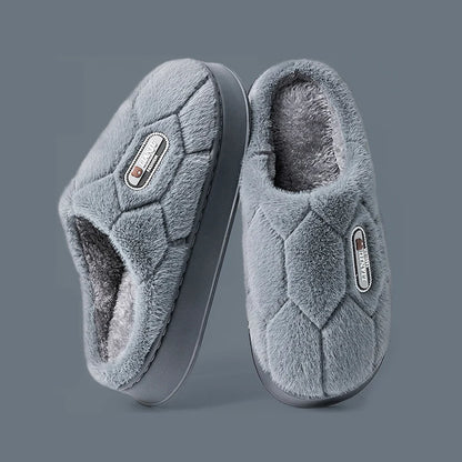 Men's Warm Cotton Slippers | Plush Insole | Non Slip EVA Sole | Steven & Levon