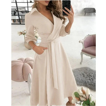 Women's Belted Blazer Dress | Collared Wrap Dress | Steven & Levon