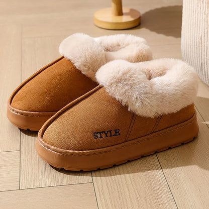 Women's Platform Snow Boots | Faux Suede Ankle Boots | Plush Lined Winter Shoes | Steven & Levon