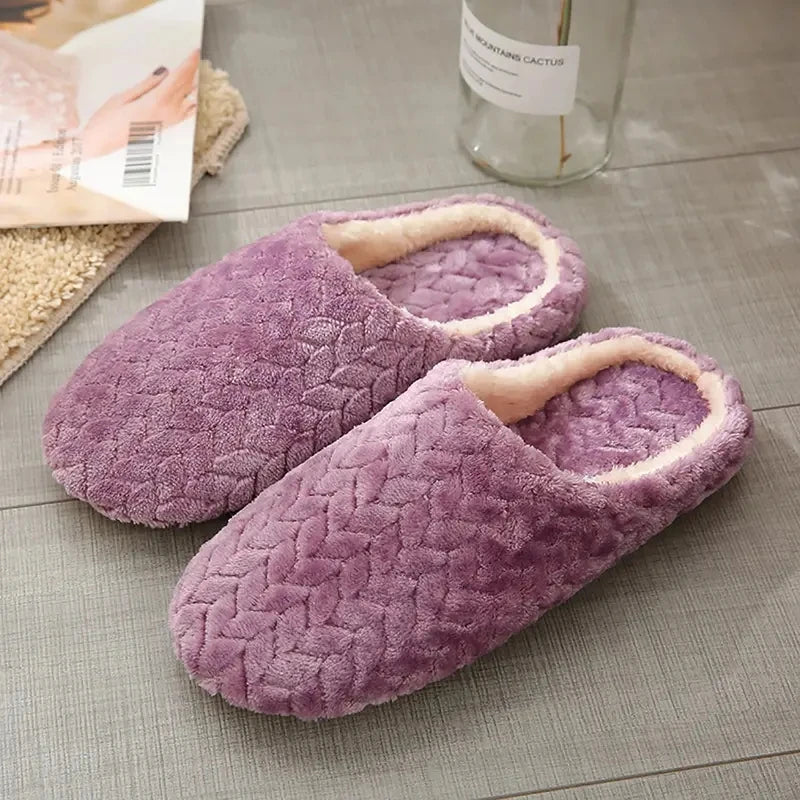 Unisex Indoor Slippers | Plush Lining | Lightweight EVA Sole | Flat Heel | Steven & Levon