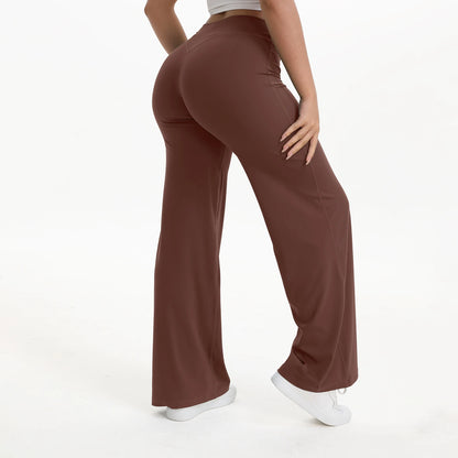 Women's Mid Waist Yoga Leggings | Full Length Stretch Fit | Elastic Waistband | Steven & Levon