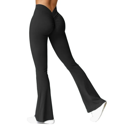 Women's High Waisted Gym Leggings | Push Up Lift Fit | Ankle Length Stretchy Design | Steven & Levon